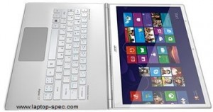 Aspire S7 Series Ultrabook S7-391-9411 180 degree Opened