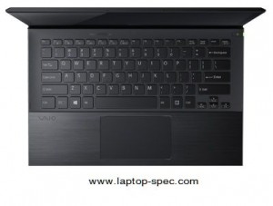 Vaio Pro Ultra book SVP13215PXB Top View Keyboard