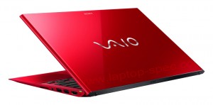 SVP1321BPXR Vaio Pro 13 Red Edition Side View
