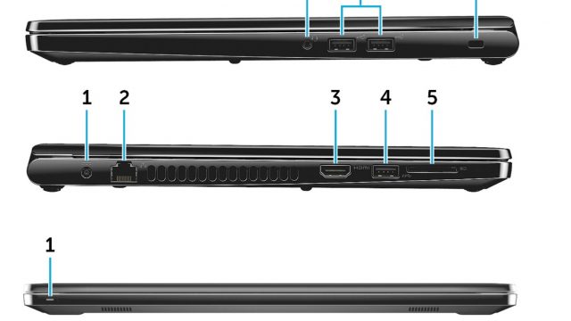 Dell Inspiron 14 3468 Side Views