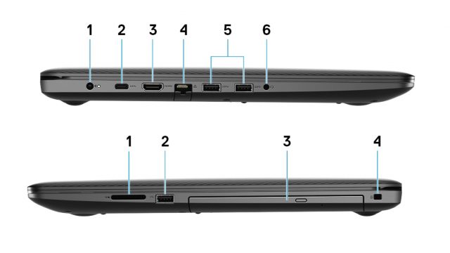 Dell Inspiron 3793 Side Views