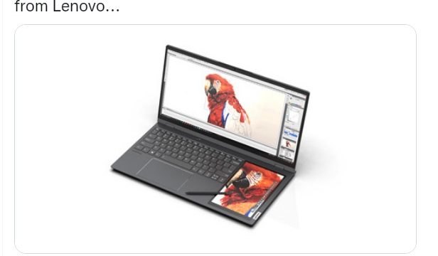 The leaked 17-inch Lenovo laptop