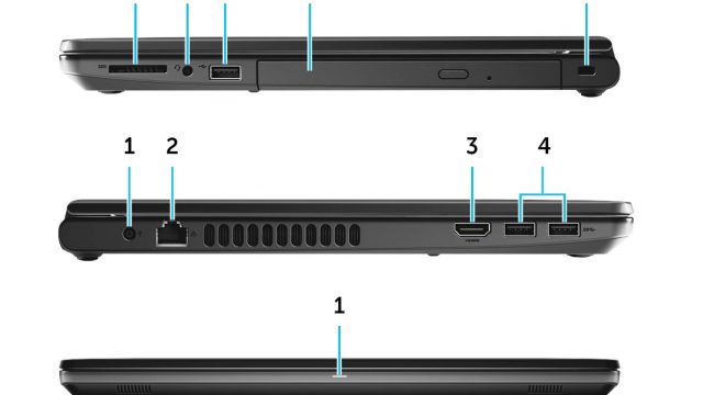 Dell Inspiron 14 3465 - Lid Closed Side Views
