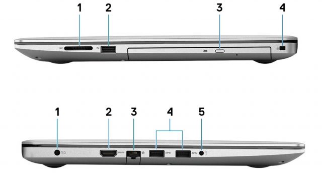 Dell Inspiron 15 3590 - Side View