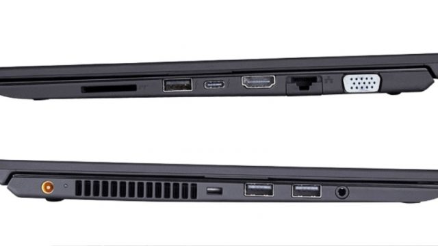 Vaio SX14 Laptop - Side Views
