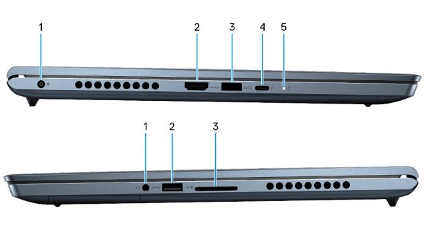 Dell Inspiron 16 7610 - Left and Right View