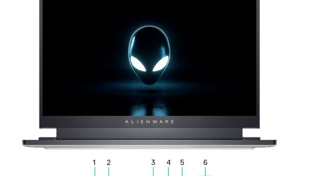 Dell Alienware x14 R1 Gaming Laptop - Front and Back View