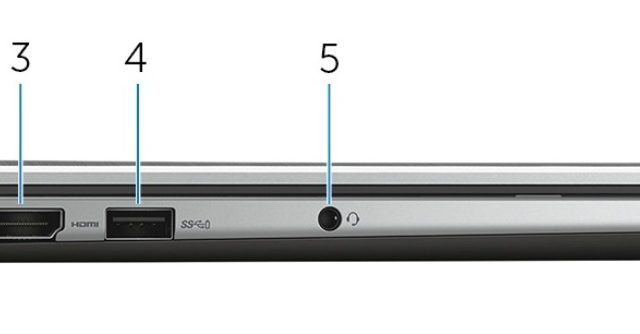 Inspiron 13 7378 2 in 1 - Left View