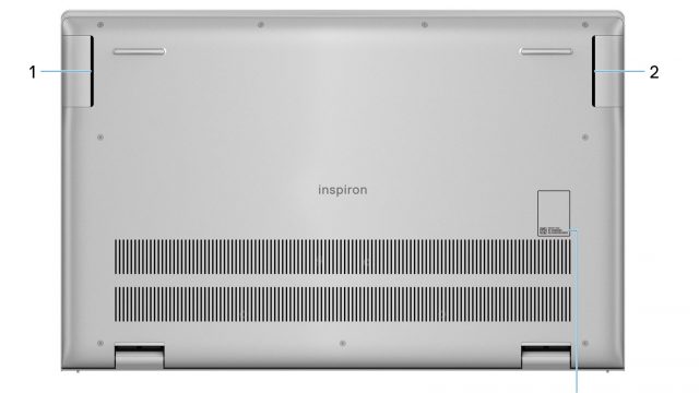 Inspiron 15 7510 - Bottom View