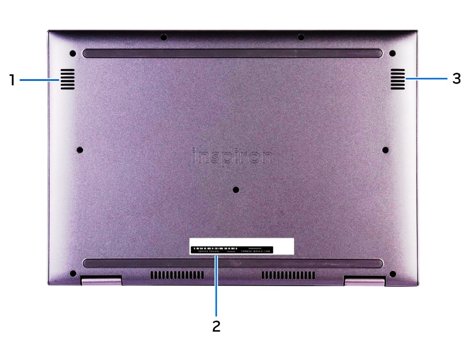 Inspiron 17 7773 2 in 1 - Bottom View