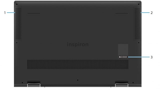 Inspiron 7300 2 in 1 - Bottom View
