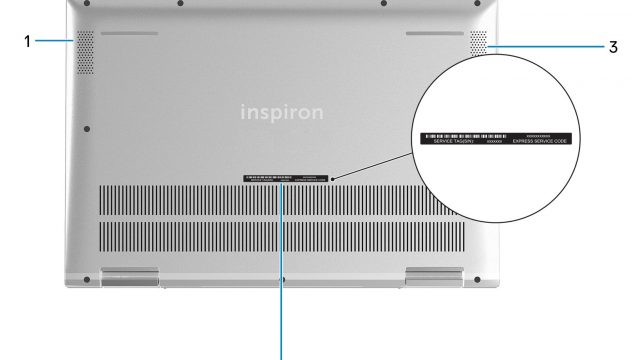 Inspiron 7405 2 in 1 - Bottom View