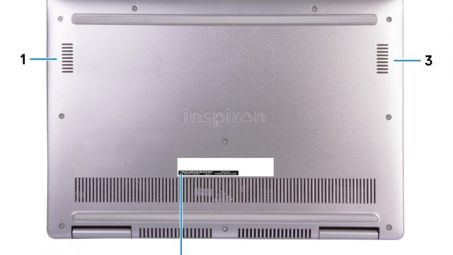 Inspiron 7580 - Bottom View