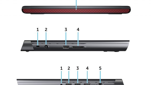 Inspiron 14 Gaming 7467 - Side Views