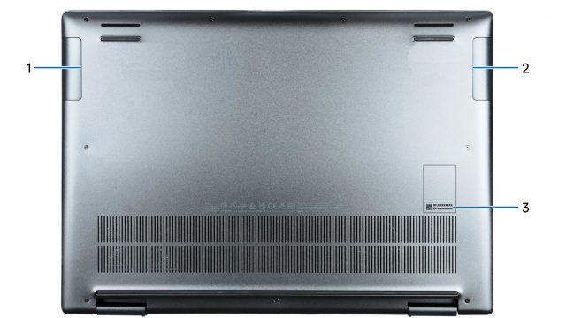 Inspiron 16 7620 2 in 1 - Bottom View