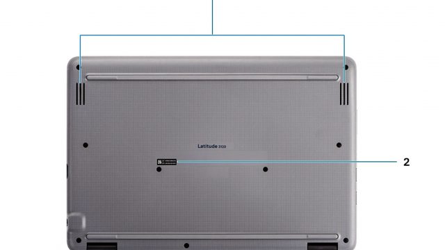 Latitude 3120 - Bottom View