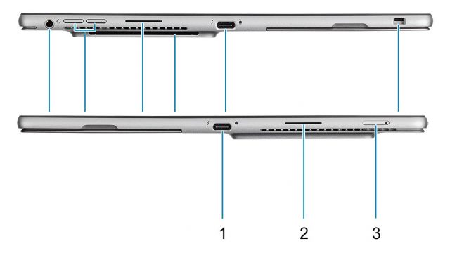 Latitude 7320 Detachable - Side Views