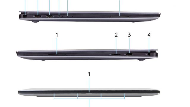 Dell XPS 13 7390 - Side Views