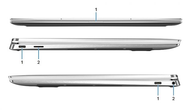 Dell XPS 13 9310 2 in 1 - Side Views