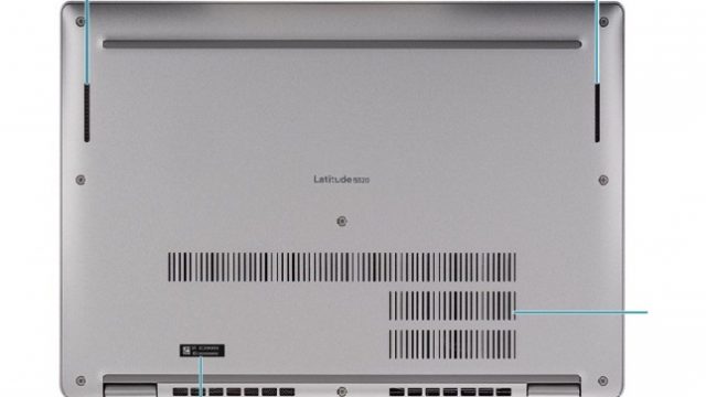 Latitude 5320 - Bottom View