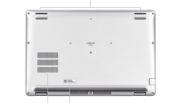 Latitude 5430 - Bottom View