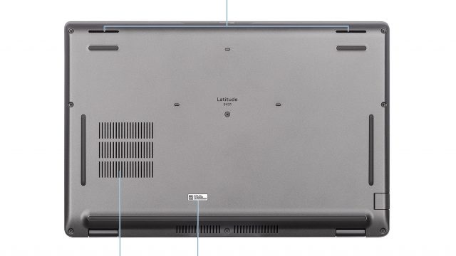 Latitude 5431 - Bottom View