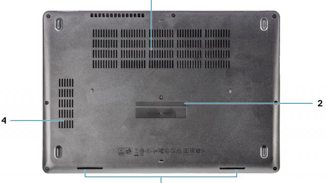 Latitude 5491 - Bottom View