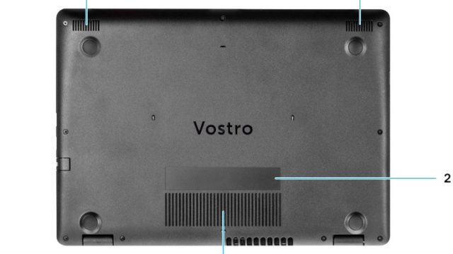 Vostro 3491 - Bottom View