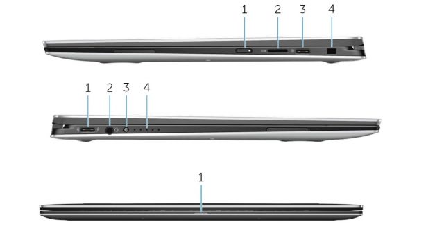 Dell XPS 13 9365 2 in 1 - Side Views