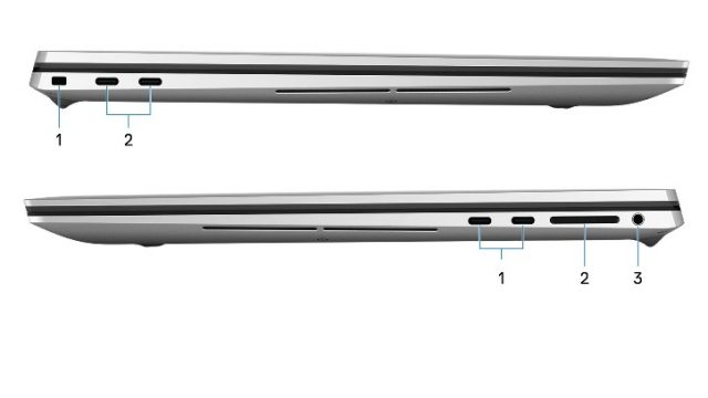 Dell XPS 17 9710 - Side Views