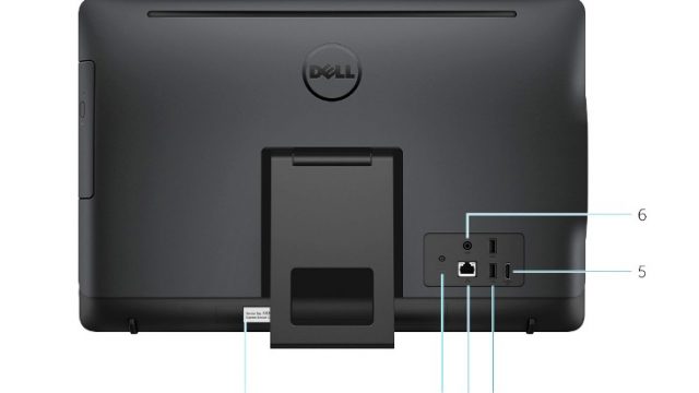 Dell Inspiron 20 3064 - Back View