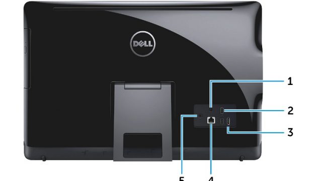 Dell Inspiron 3263 - Back View