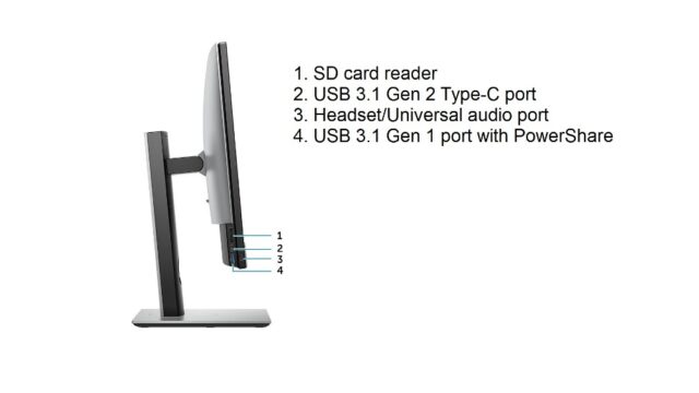 Dell OptiPlex 7760 All In One - Left View